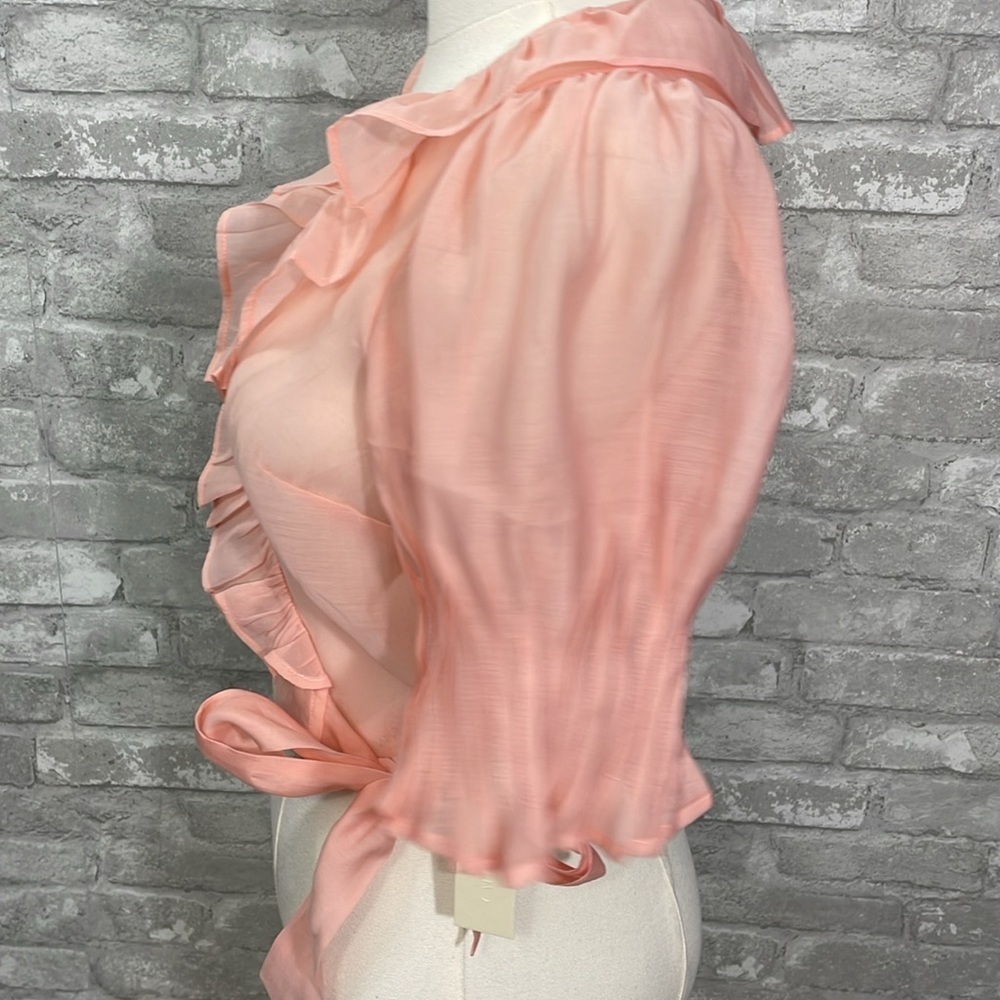 Capulet Lexi Ruffle Wrap Top Camelia - Picture 4 of 11